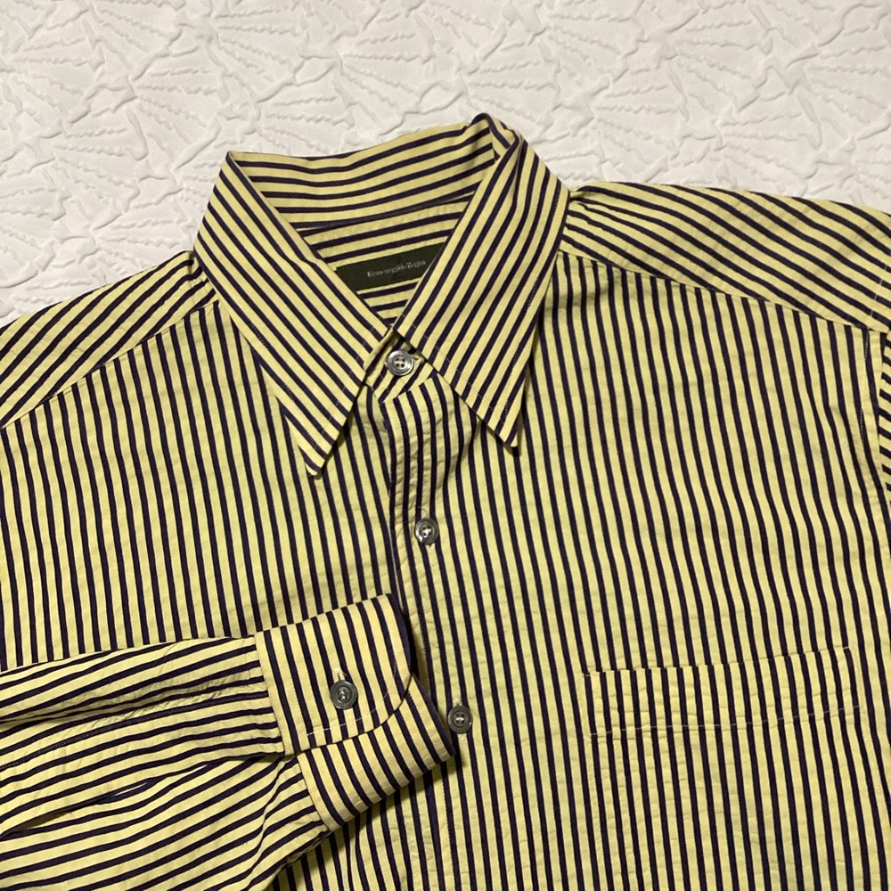 Ermenegildo Zegna Seersucker Button Up Shirt